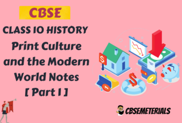 Print Culture and the Modern World Class 10 History Notes